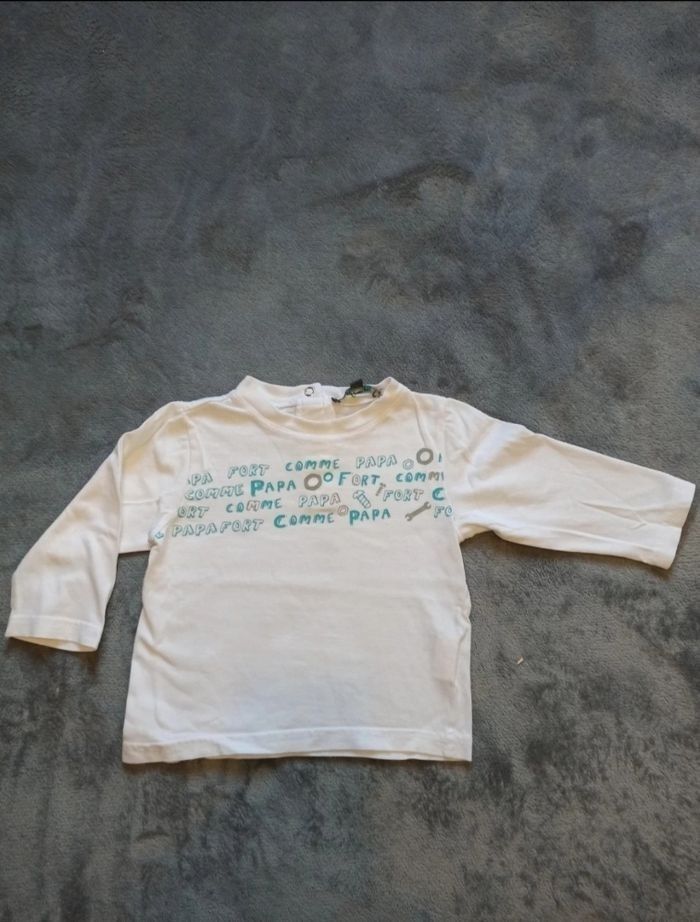 Tee shirt manches longues 12 mois