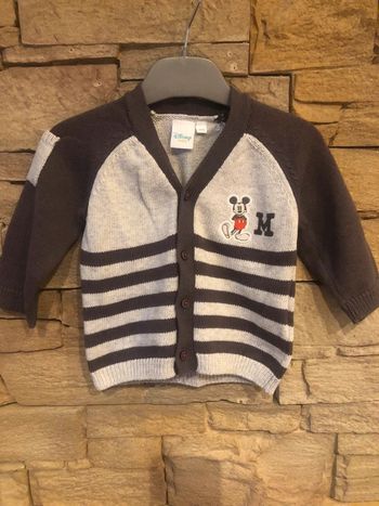 Gilet Mickey 6 mois neuf
