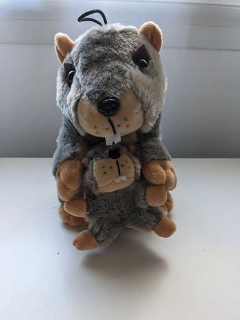 Peluche marmotte