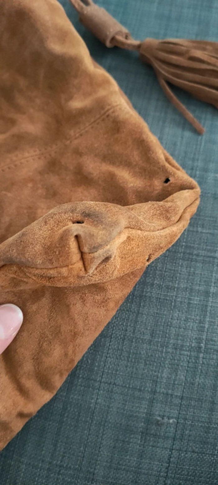 Sac à main à franges en cuir - photo numéro 2