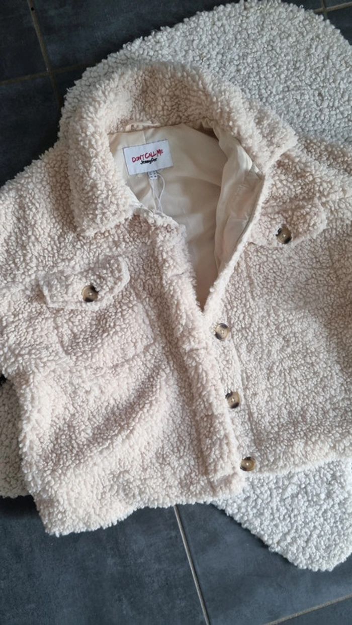 Blouson beige mouton parfait état   42 44 - photo numéro 5