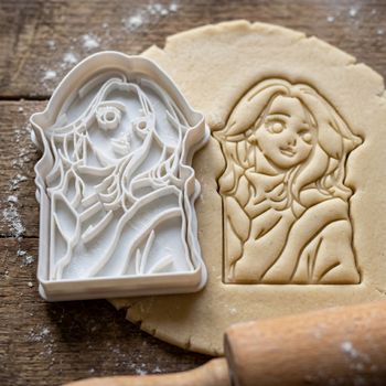 Emporte-pièce Fille Manga Animé - Découpoir Biscuit Pâtisserie et Pâte à Sucre