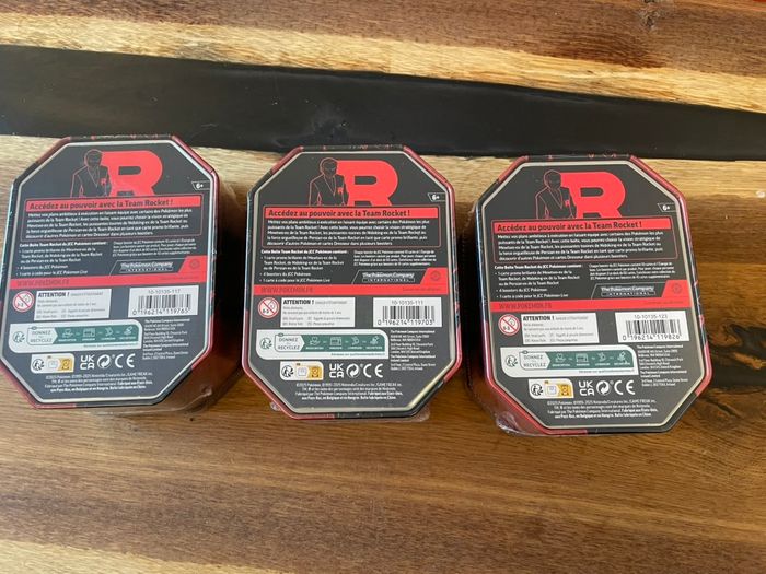 Lot 3 Pokébox Team Rocket - Mewtwo + Nidoking + Persian - EV10 Rivalités Destinées- NEUF FR - photo numéro 3