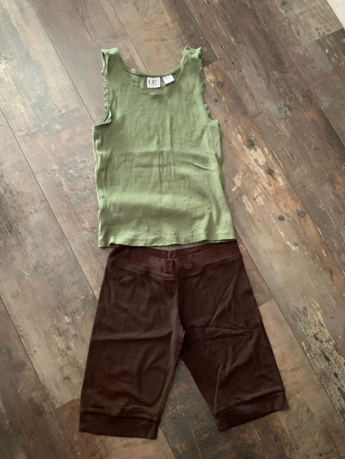 Ensemble estival débardeur/legging court