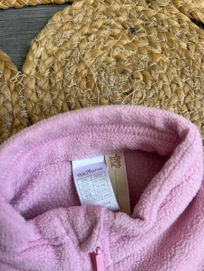 Pull polaire rose Quechua 18 mois - photo numéro 3