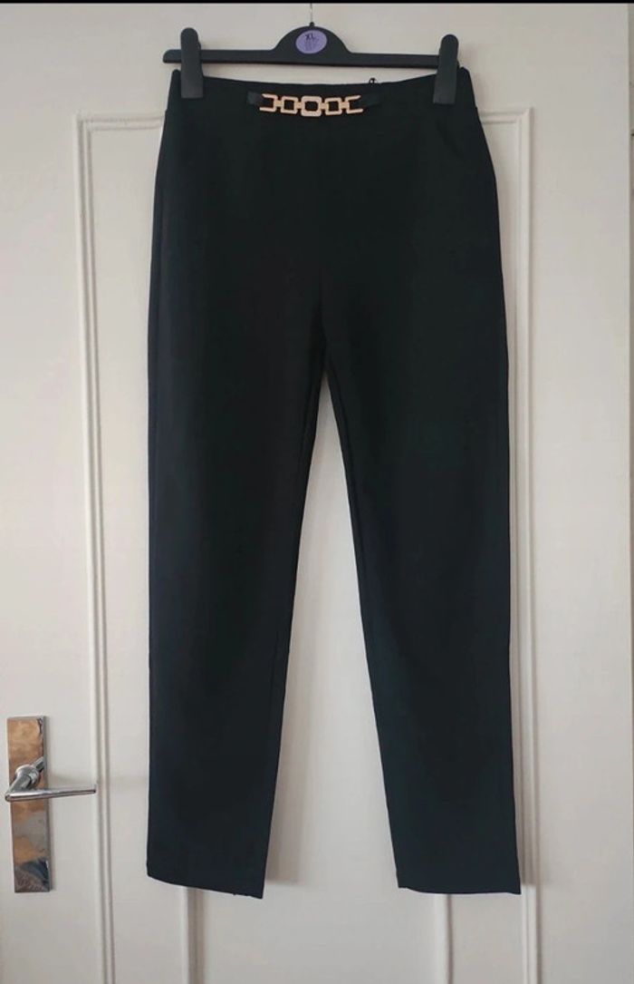 Pantalon droit noir