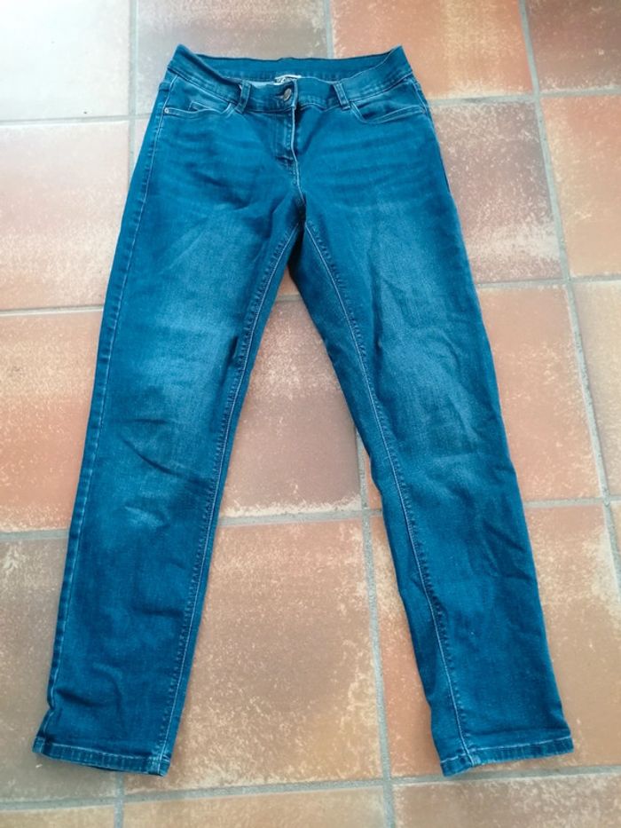 Jeans femme bleu foncé