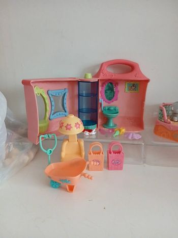 Lot salon coiffure + îlot littlest petshop
