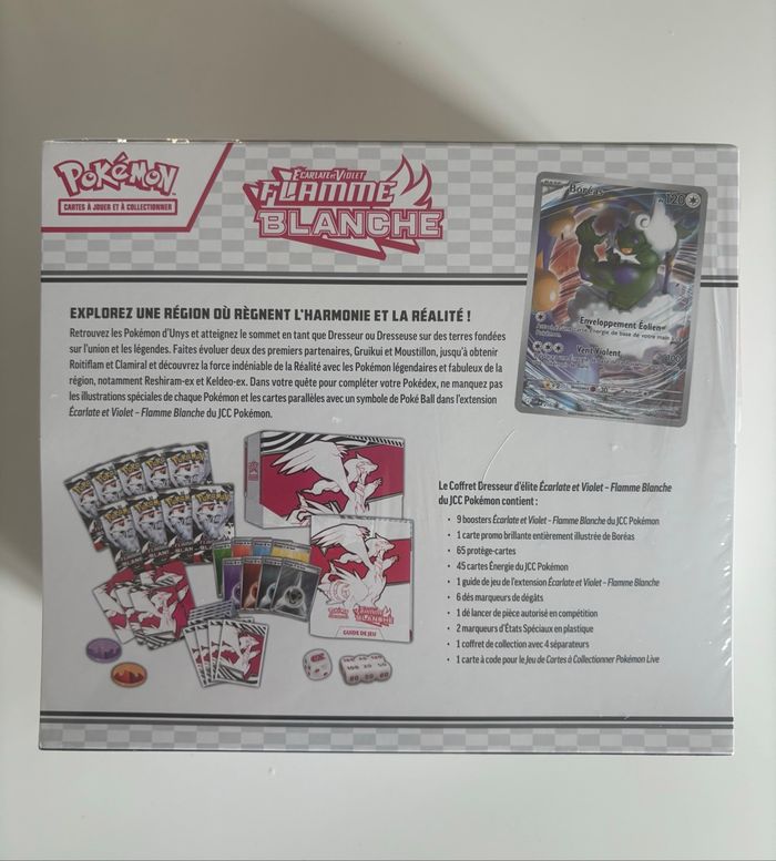 Pokémon ETB Flamme Blanche EV10.5 - photo numéro 2