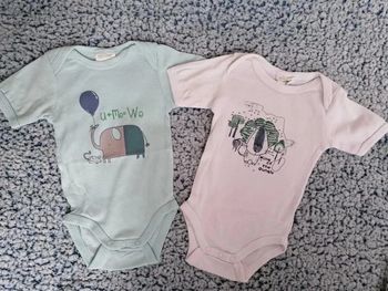 Bodies manches courtes taille 3-6 mois