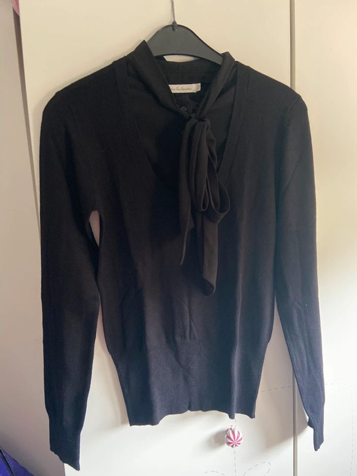 Pull style chemisier