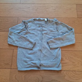 Gilet okaidi gris à volants 6 ans