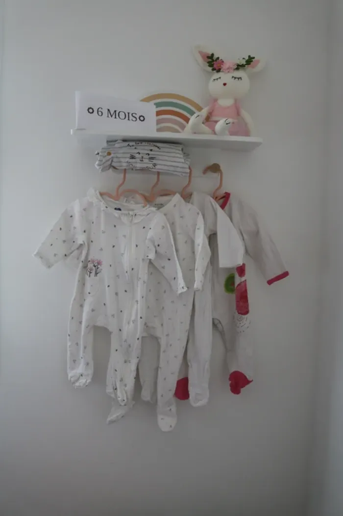 Lot pyjamas automne fille 6 mois