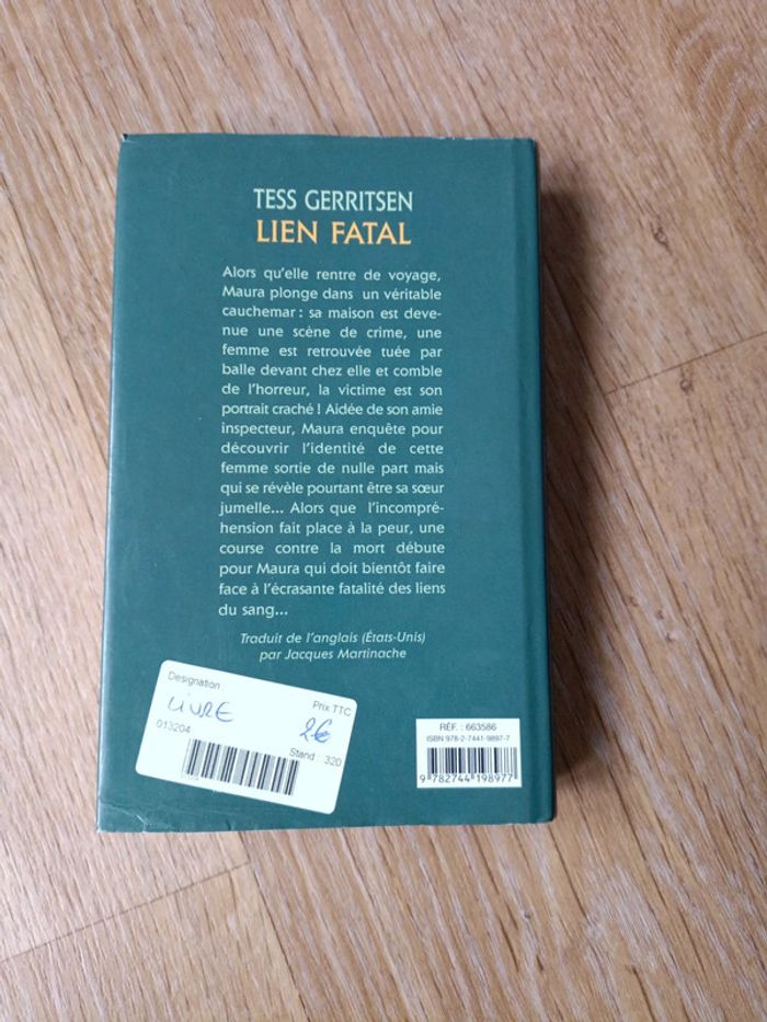 Livre lien fatal - photo numéro 2