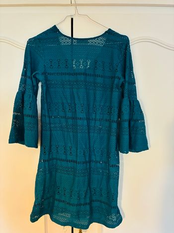 Tunique de plage - etam- verte - taille S - très bon état 