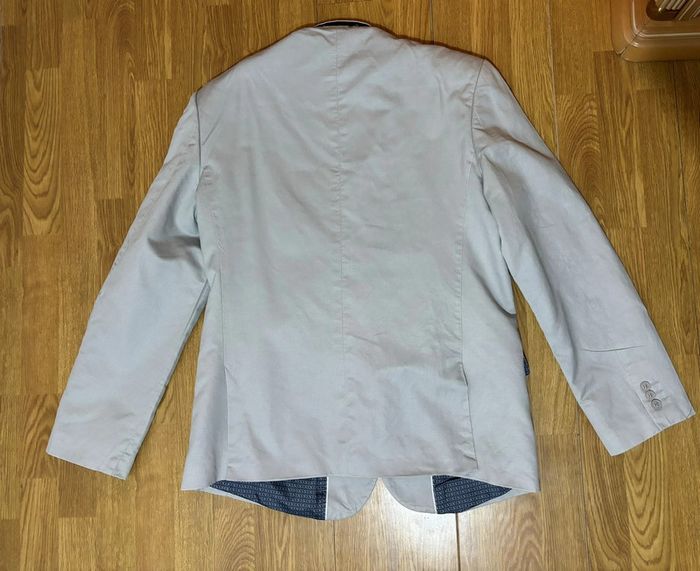 Veste costume gris/beige clair slim fit - photo numéro 11