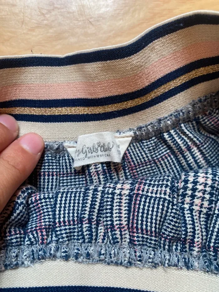 Jupe à carreaux fille taille 8 ans - photo numéro 3