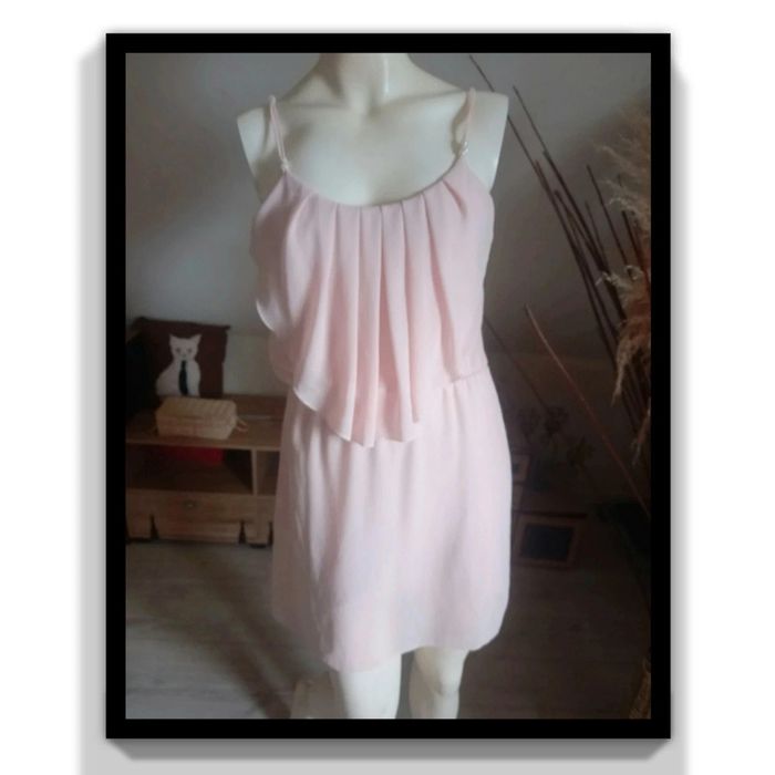 Jolie robe rose taille S