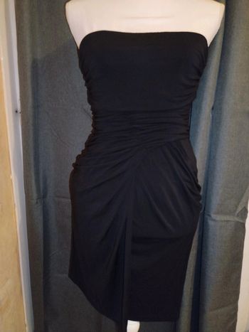 Robe bustier noir femme taille M