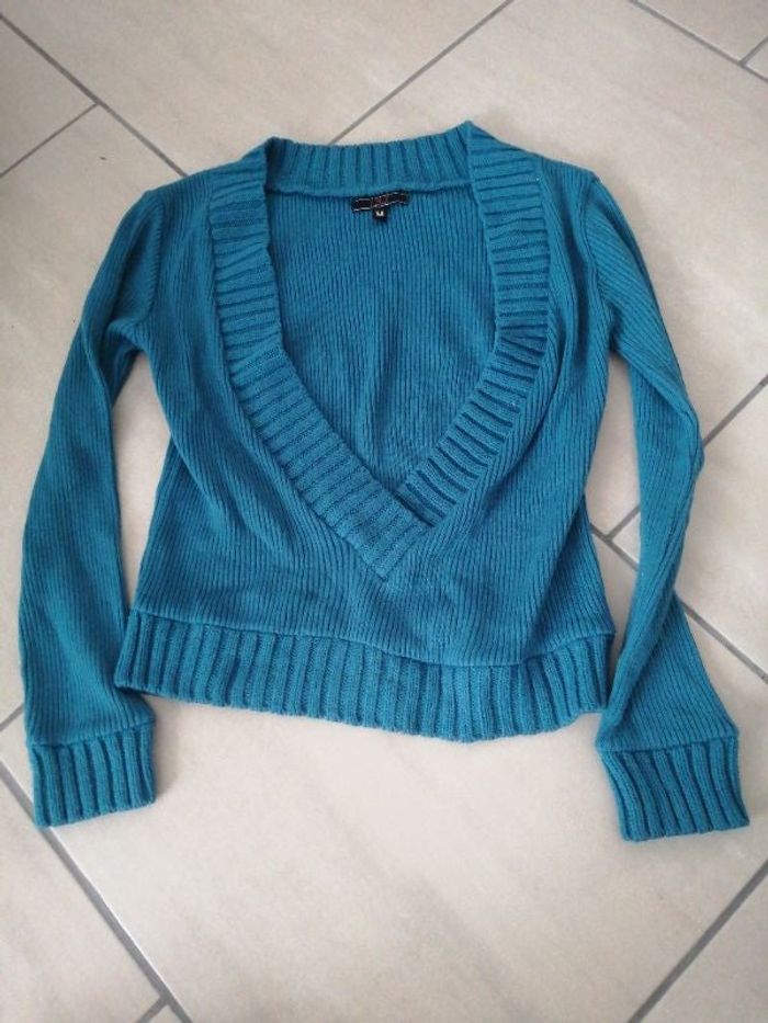 Pull col ouvert