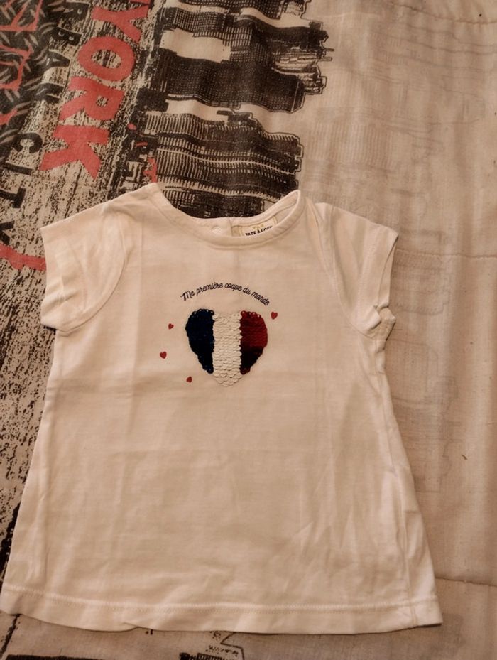 Tee-shirt drapeau français