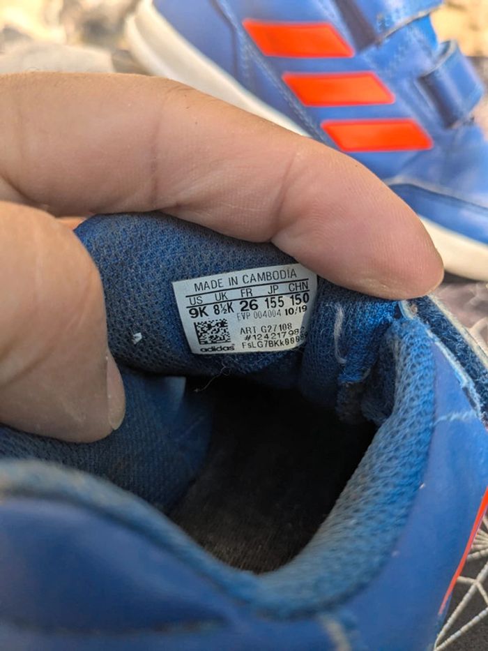 Baskets Adidas garçon – Pointure 26 - photo numéro 7