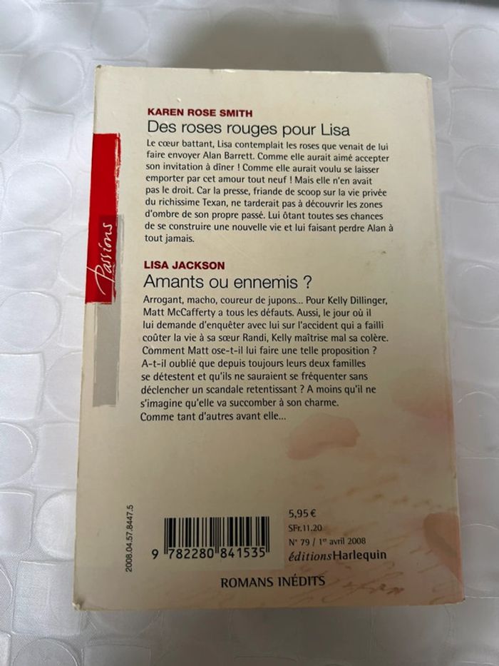 Livre des roses rouges pour Lisa / amant ou ennemi - photo numéro 2