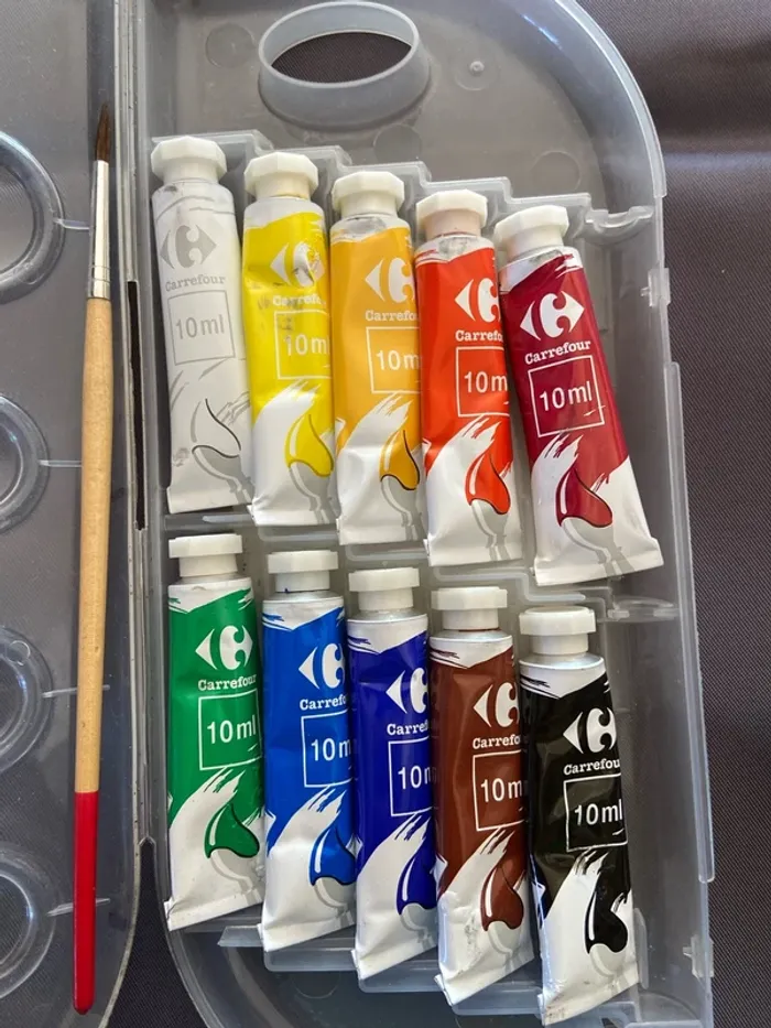 Ensemble gouaches + palette - photo numéro 4