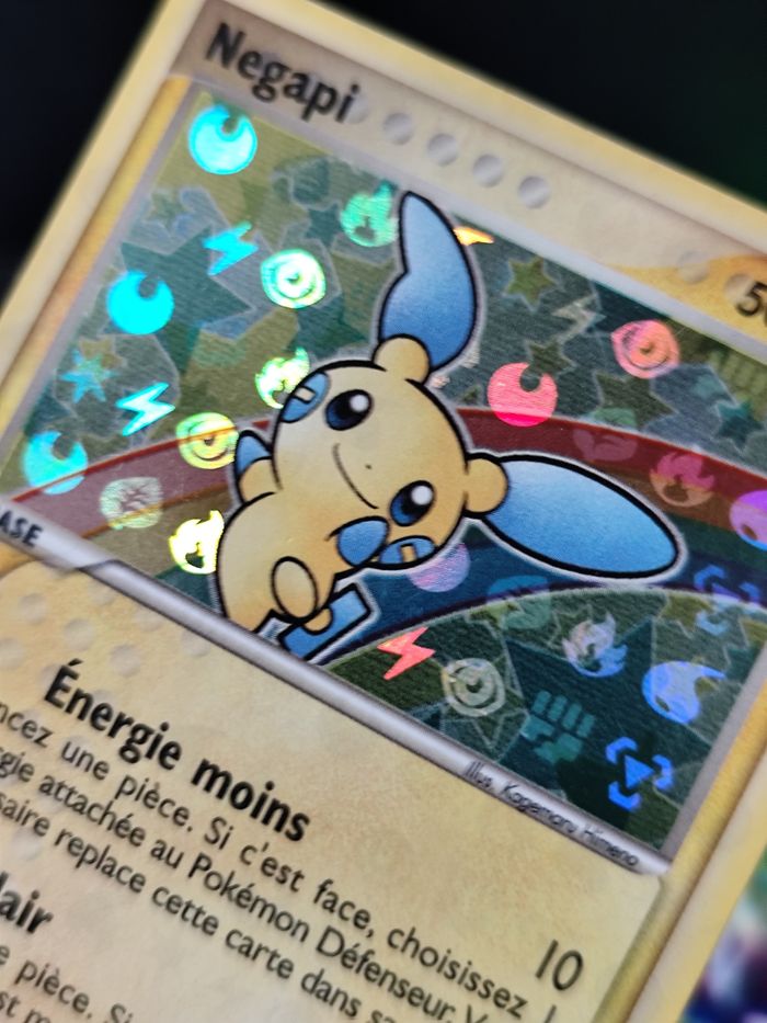 Carte pokémon 🇨🇵 Negapi 67/101 Holo ex Légendes oubliées - photo numéro 3