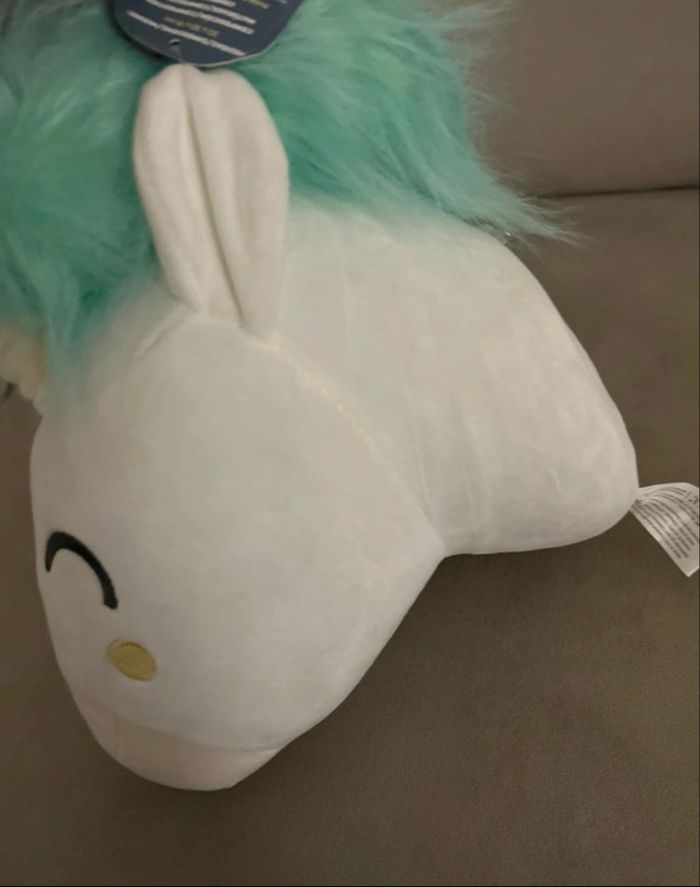 Peluche tête de licorne - photo numéro 3