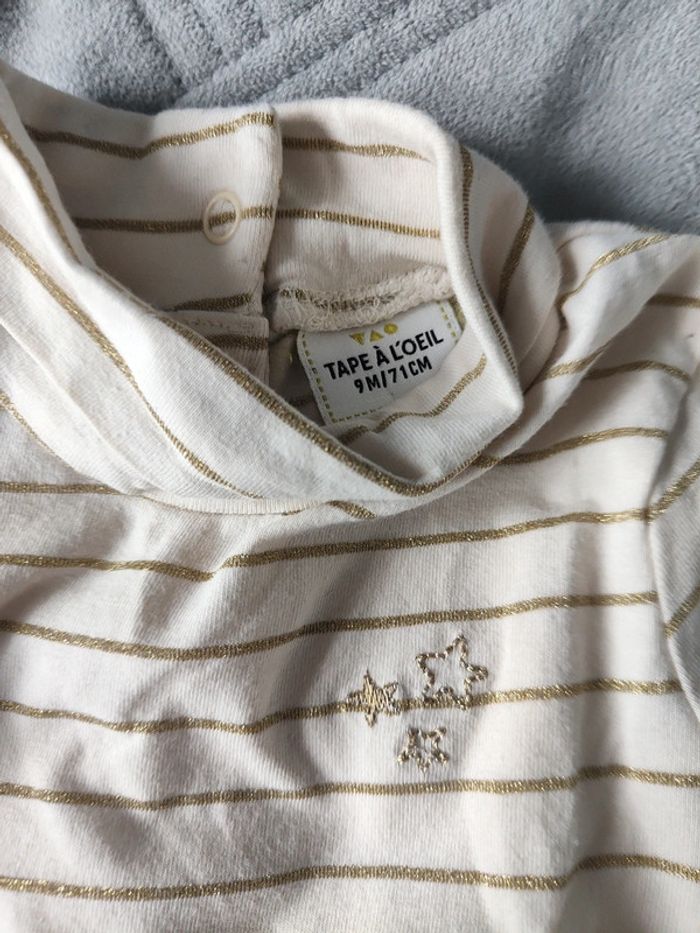 Lot de 2 sous pull tape à l'oeil 12 mois - photo numéro 3