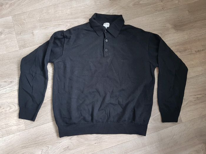 Armani Collezioni - Pull / polo en laine à manches longues - Neuf !