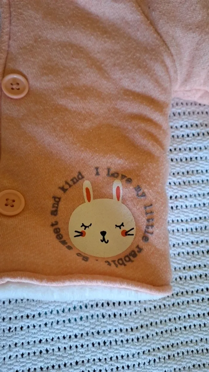 Gilet Foururre Lapin 9Mois - photo numéro 3