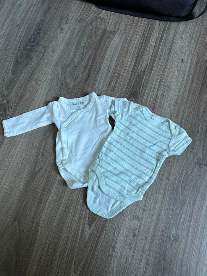 Lot de 2 bodys naissances
