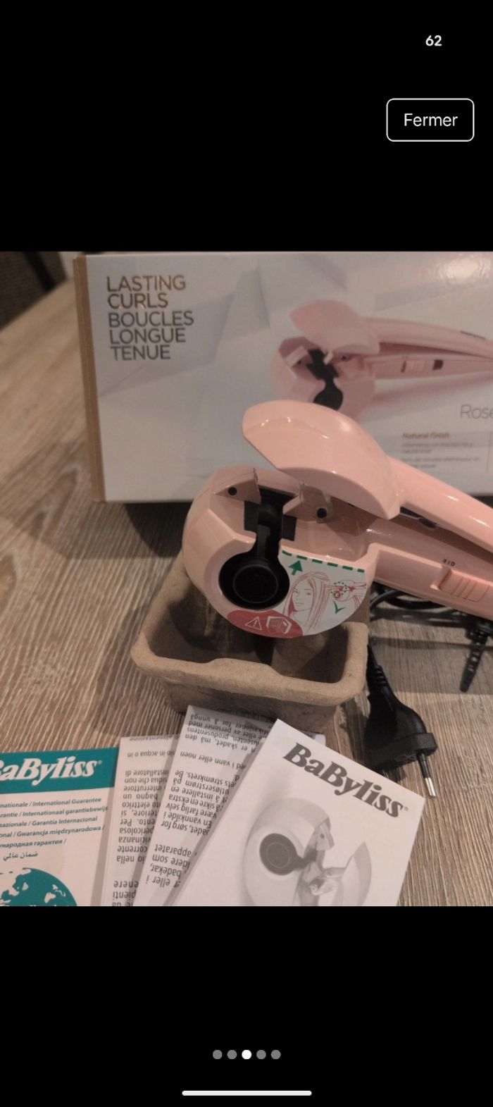 Rose blush curl secret Babyliss - photo numéro 3