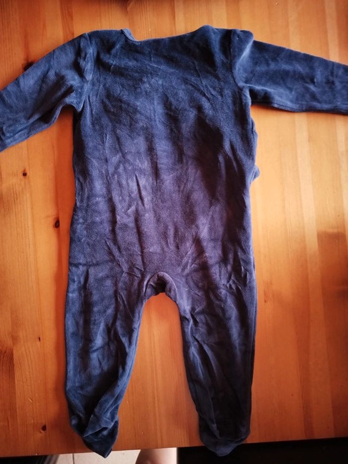 Pyjama ourson bleu taille 1 an (12 mois) - photo numéro 2