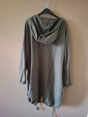 Khaki long vest One Size