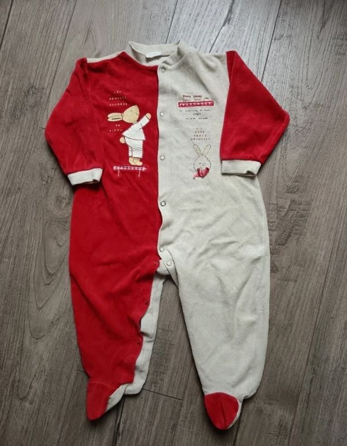 Pyjama mixte lapins 18 mois