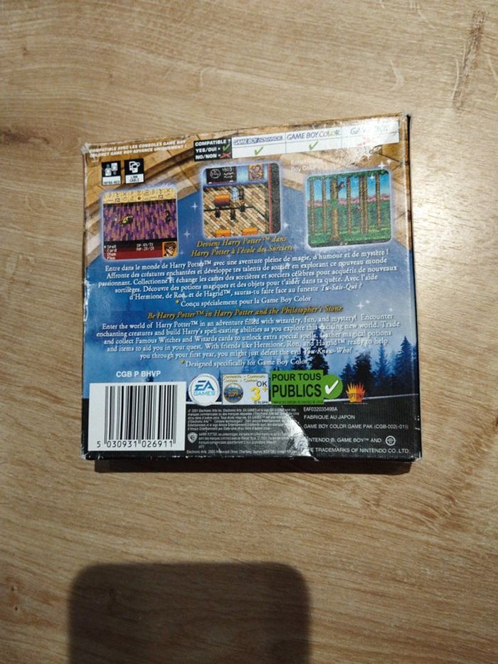 Harry Potter à l'école des sorciers GameBoy color Nintendo - photo numéro 2