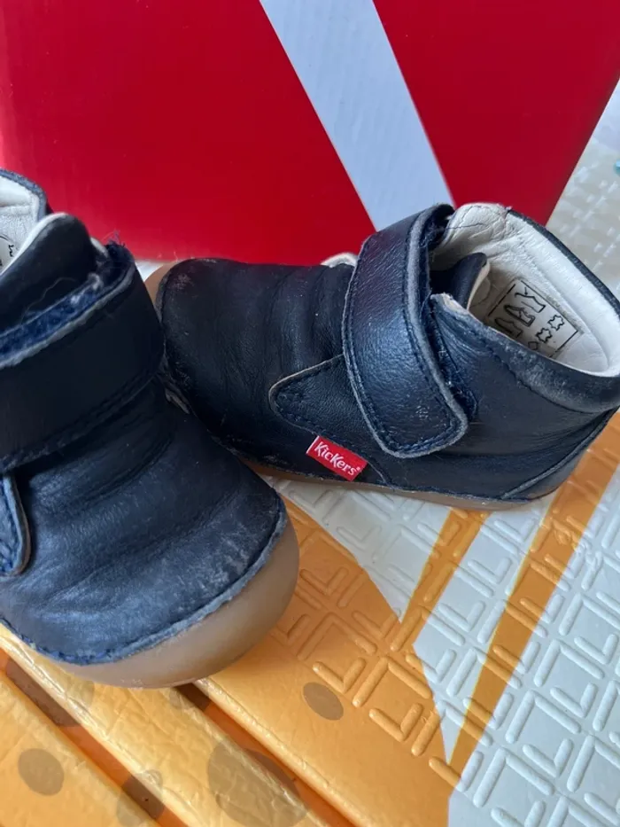 Kickers sabio bébé en cuir – Taille 20 bon état - photo numéro 6