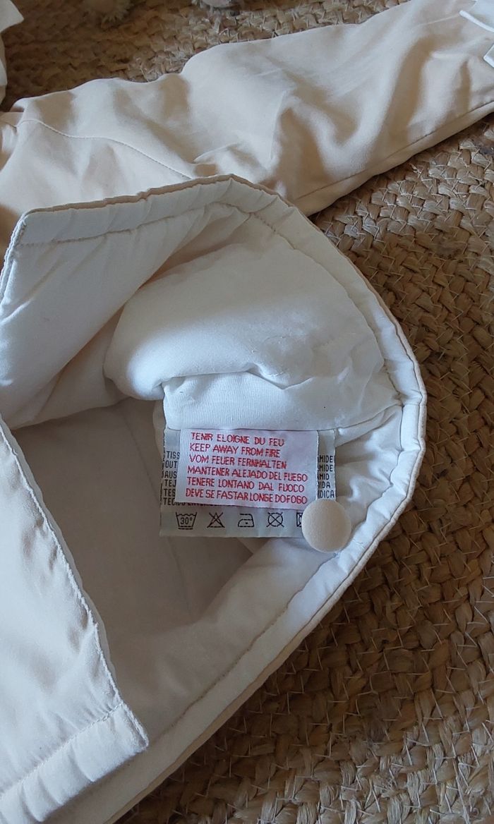 Veste hiver jaune paille Dpam 3/6 mois 62 cm - photo numéro 6