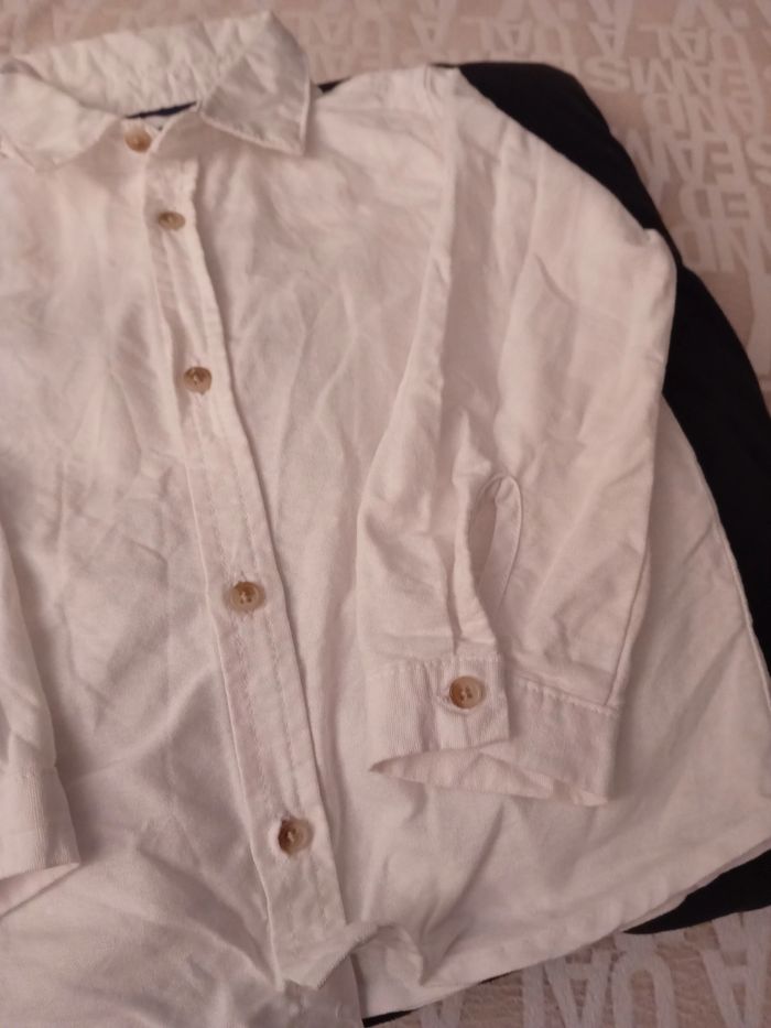 Chemise blanche manches longues en 24 mois Kiabi