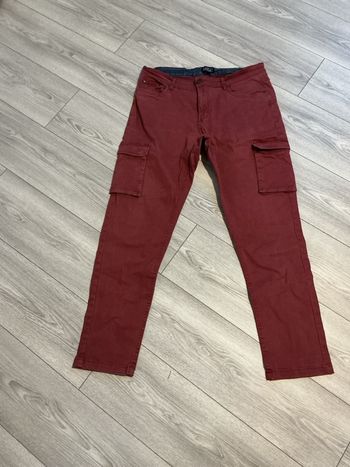 Pantalon homme bordeaux
