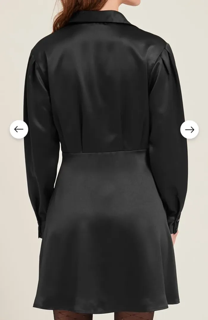 Robe chemise satin 32 - photo numéro 5