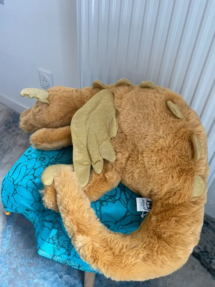 Peluche Jellycat Golden Dragon HUGE 🐉💛 - photo numéro 16