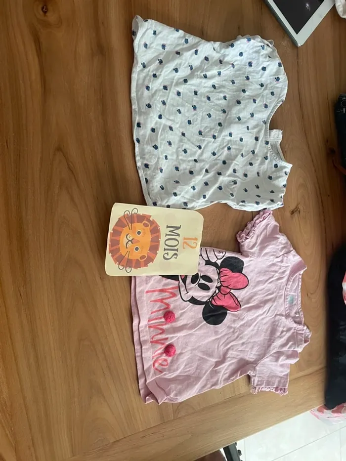 Lot de  12 tee shirt et chemise 12 mois été - photo numéro 2