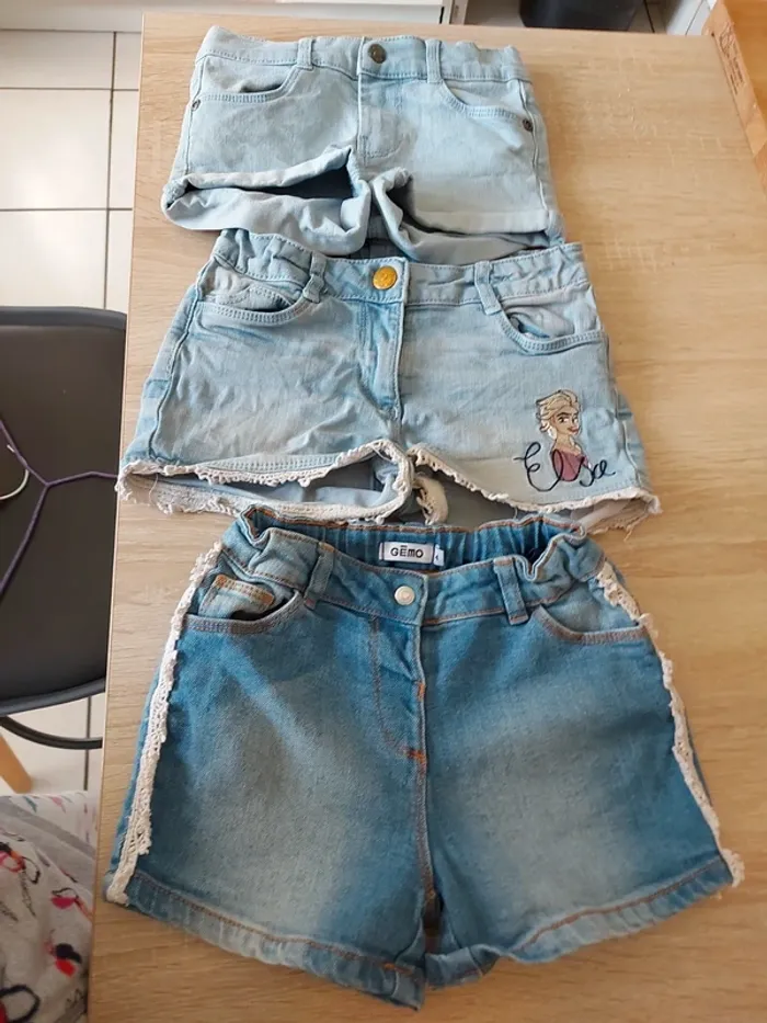 Lot 3 short jeans
