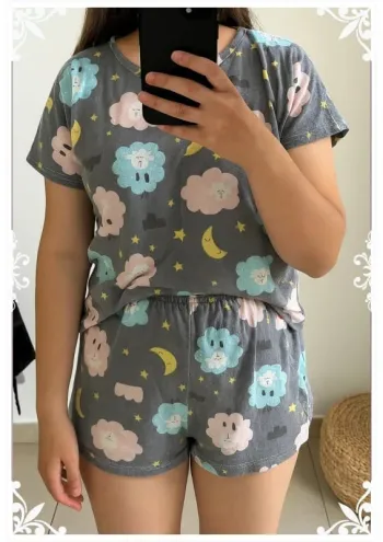 Pyjama gris shein taille XL