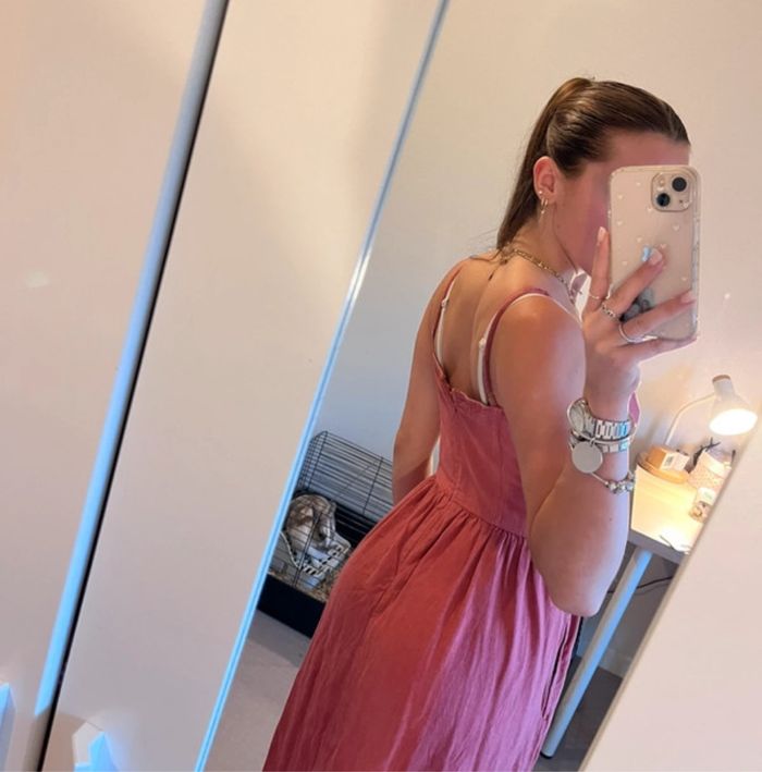 Robe vieux rose taille S - photo numéro 2