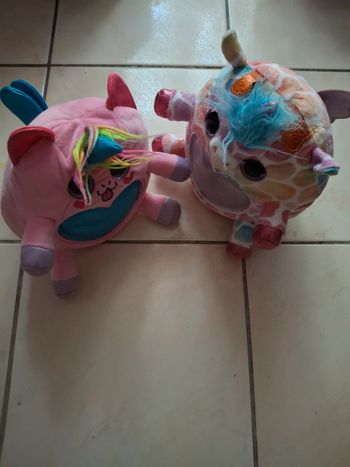 Lot de deux Rainbocorns peluche Zuru